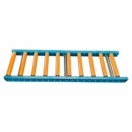Ultimation Roller Conveyor with Covers, 18inW x 5L, 1.9in Dia. Rollers URS19G-18-6-5U